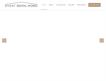 Tablet Screenshot of eventrentalworks.com
